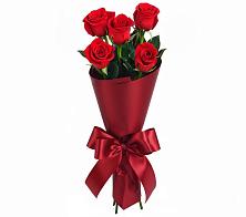 Букет 5 Красных роз Эдлесс Лав в Пикалёво