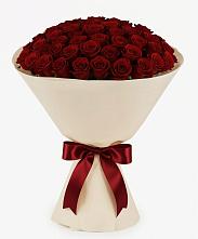 Букет 101 Бордовая роза Блэк Бакарра в Пикалёво
