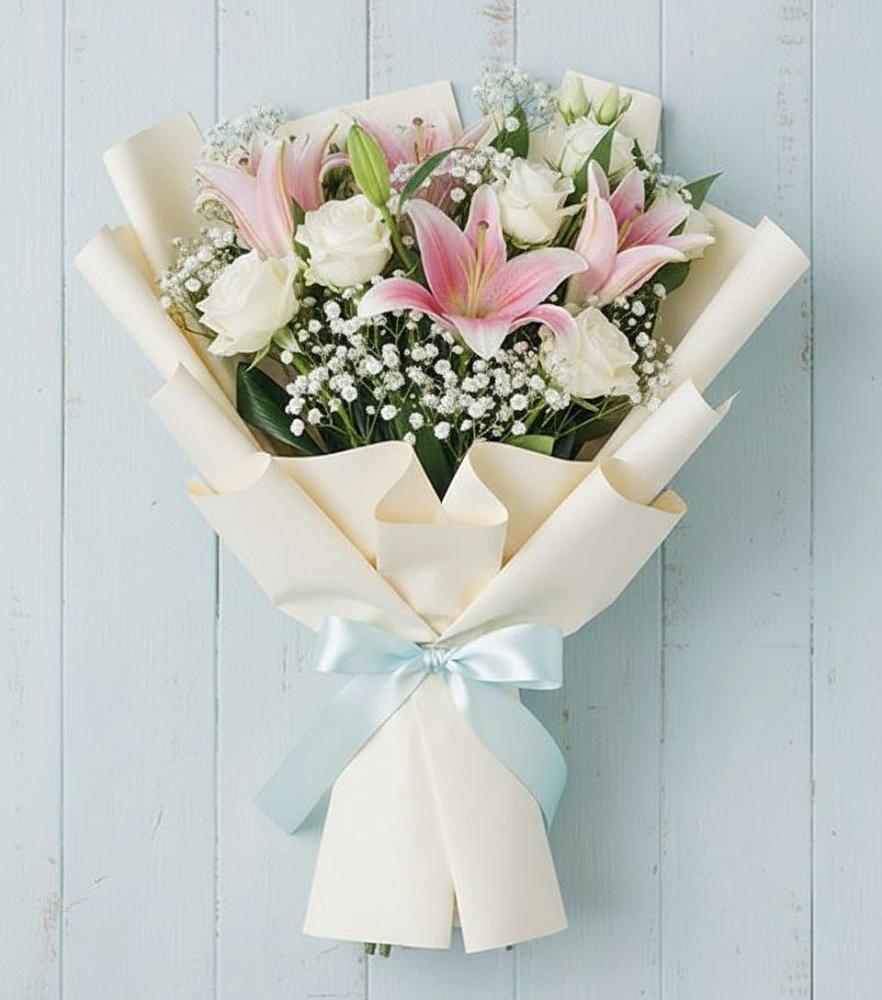 Букет цветов из: Лилии в Пикалёво