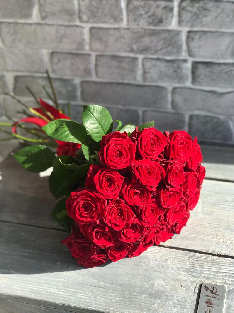 Букет Красные розы Фридом в Пикалёво