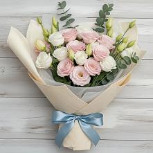 Букет цветов из:  Лизиантусы #REPLACE_PRED# Пикалёво