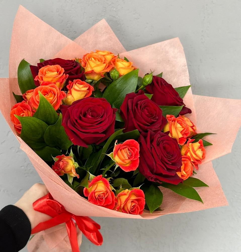 Букет Любовь и восторг в Пикалёво