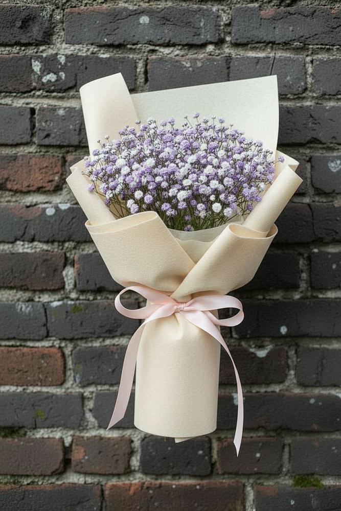 Букет цветов из: Гипсофила в Пикалёво