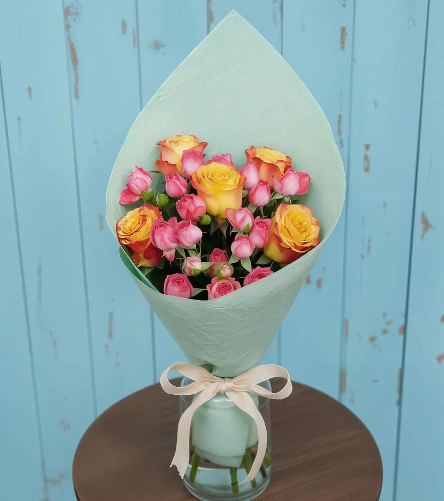 Букет цветов из: Розы в Пикалёво