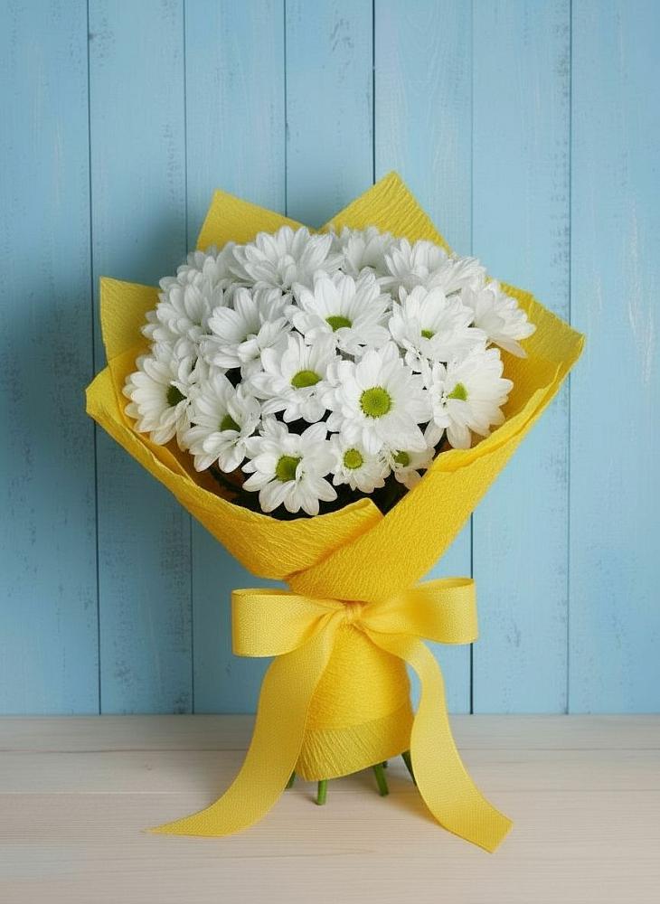 Букет цветов из: Хризантемы в Пикалёво