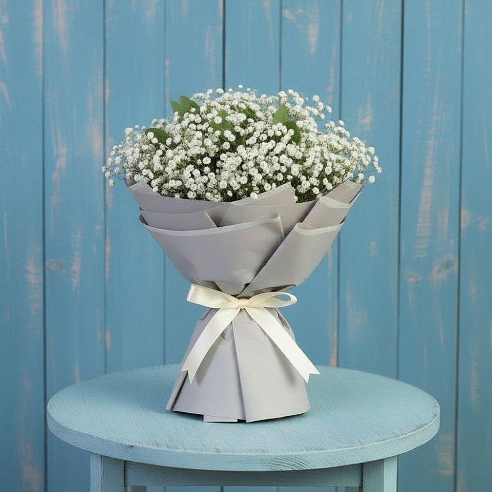 Букет цветов из: Гипсофила в Пикалёво