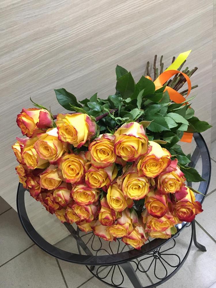 Букет Желтые розы в Пикалёво