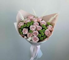 Букет цветов из:  Розы и Хризантемы в Пикалёво