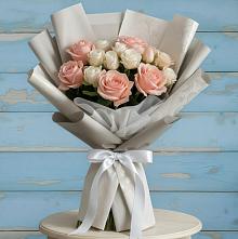 Букет цветов из:  Розы в Пикалёво