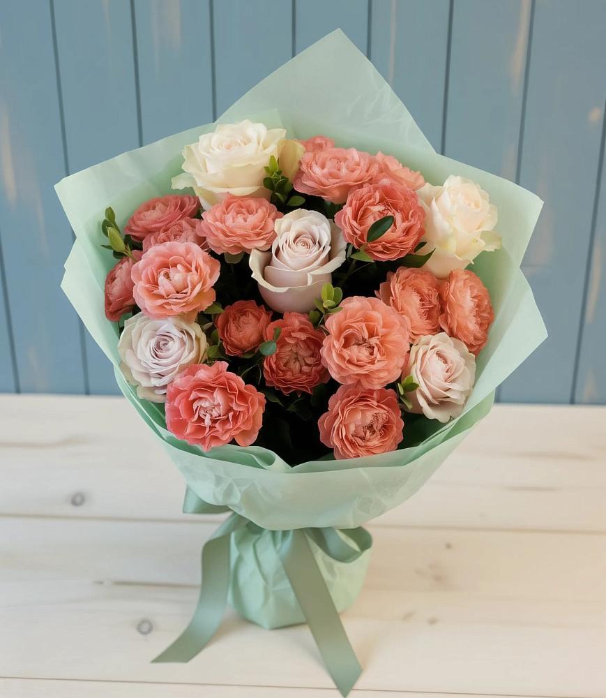 Букет цветов из: Розы в Пикалёво