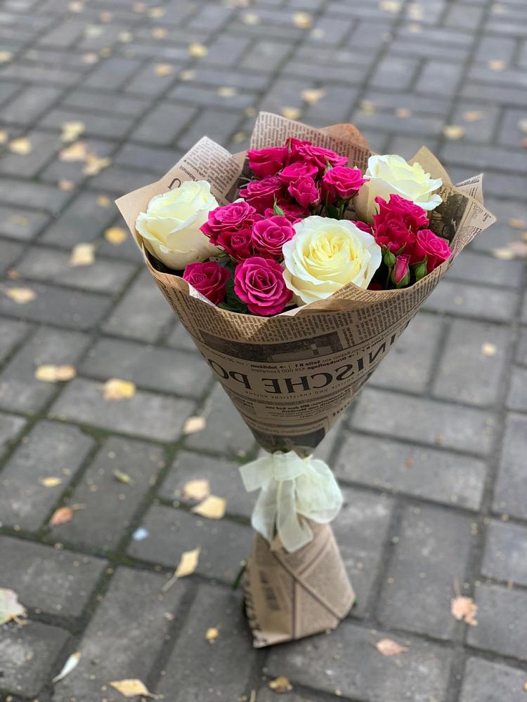 Букет цветов из: Розы в Пикалёво