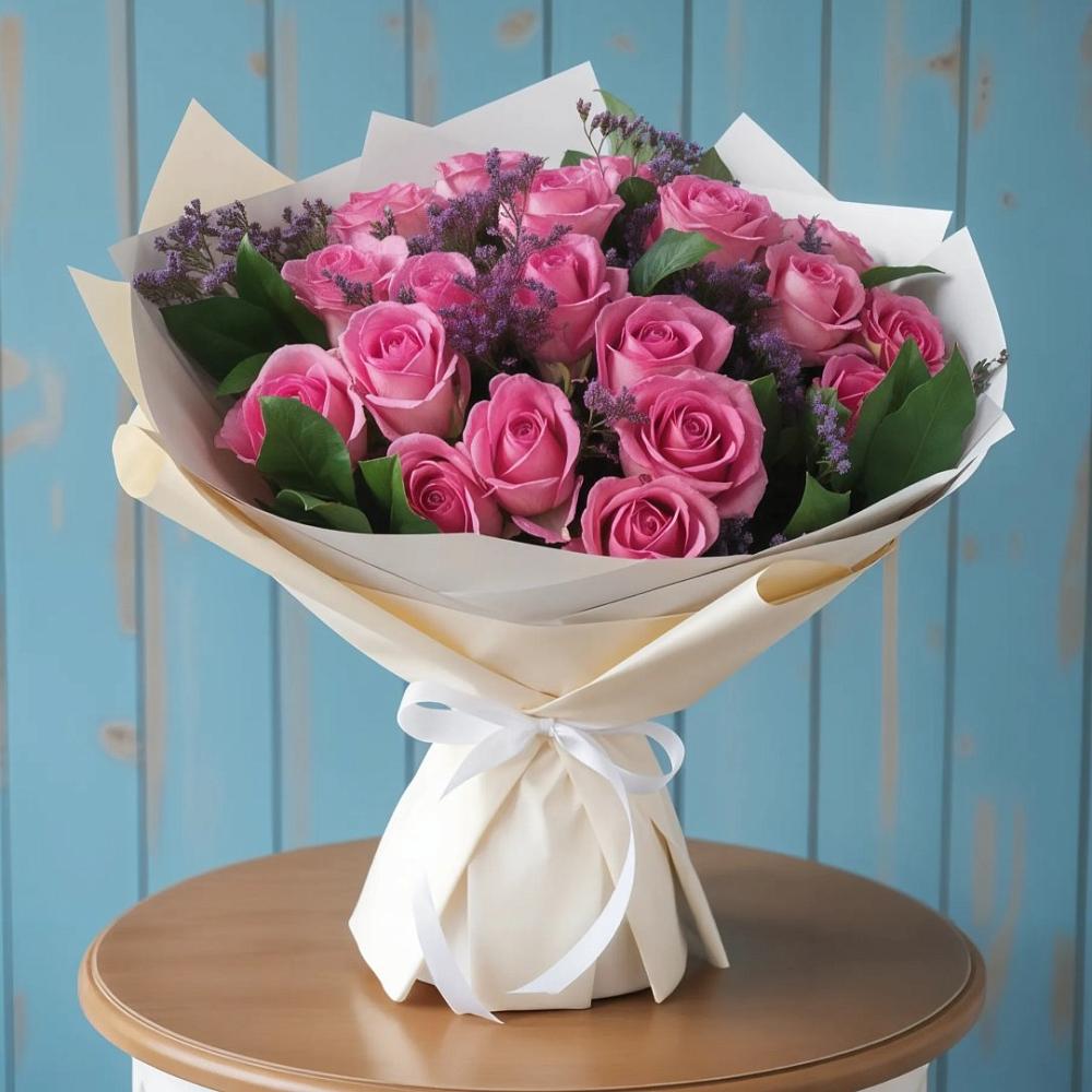 Букет цветов из: Розы в Пикалёво