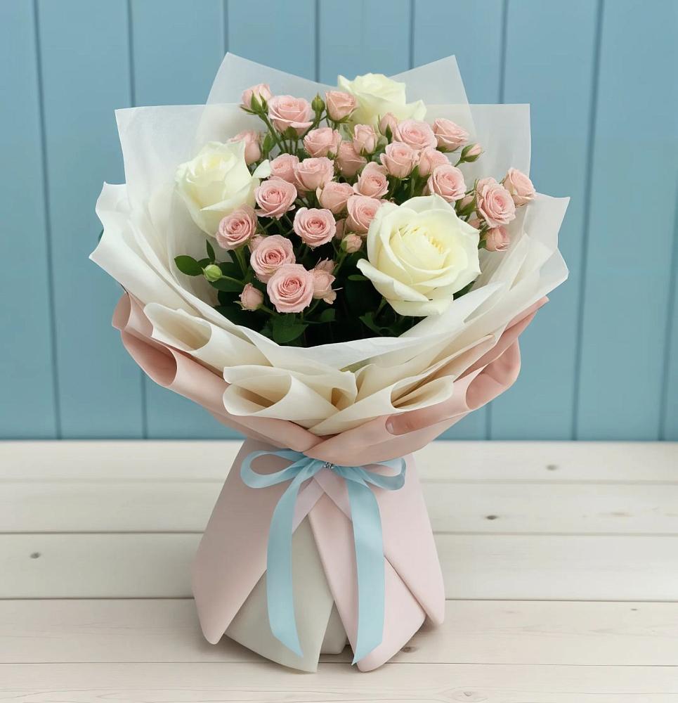 Букет цветов из: Розы в Пикалёво