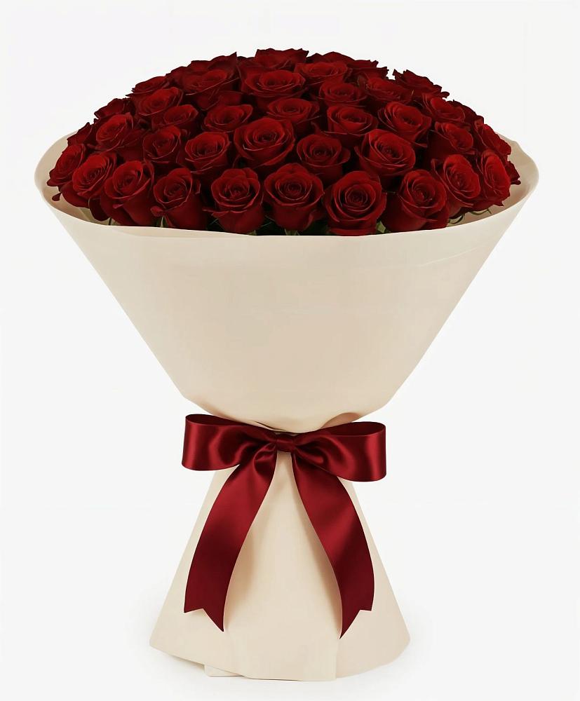 Букет 101 Бордовая роза Блэк Бакарра в Пикалёво